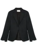 Tory Burch textured crepe blazer - Black