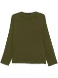 Fabiana Filippi crystal-embellished blouse - Green