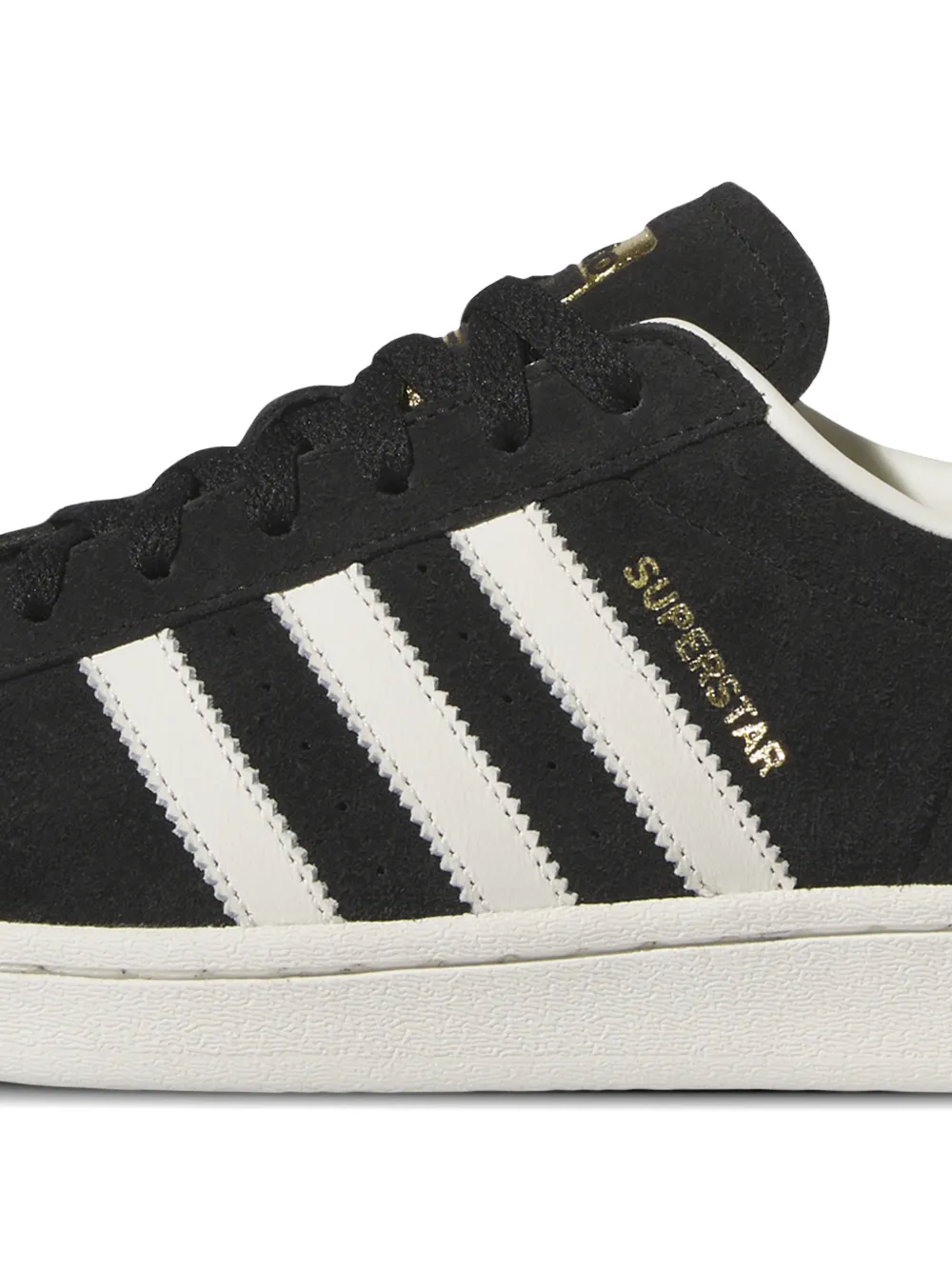 adidas Superstar gestreepte sneakers Zwart
