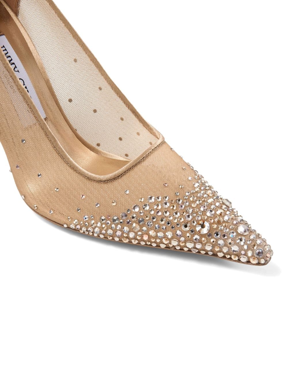 Shop Jimmy Choo 95mm Ixia Pumps In Nude