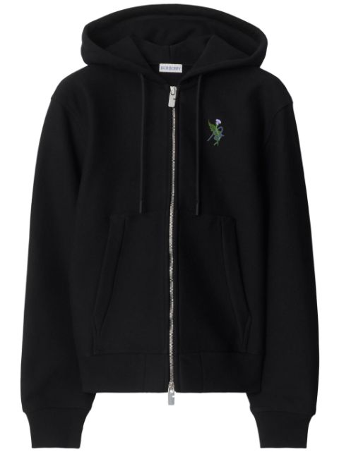 Cheap Burberry Thistle logo hoodie Women