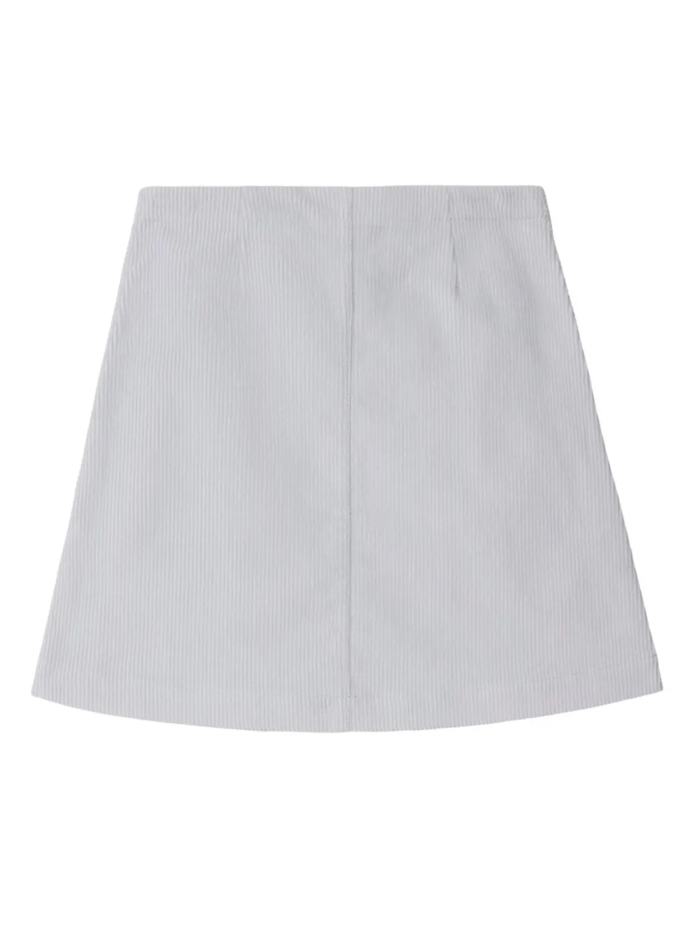 Burberry Corduroy Mini Skirt In White