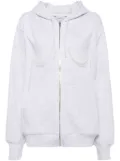 pushBUTTON cotton zip-up jacket - Grey