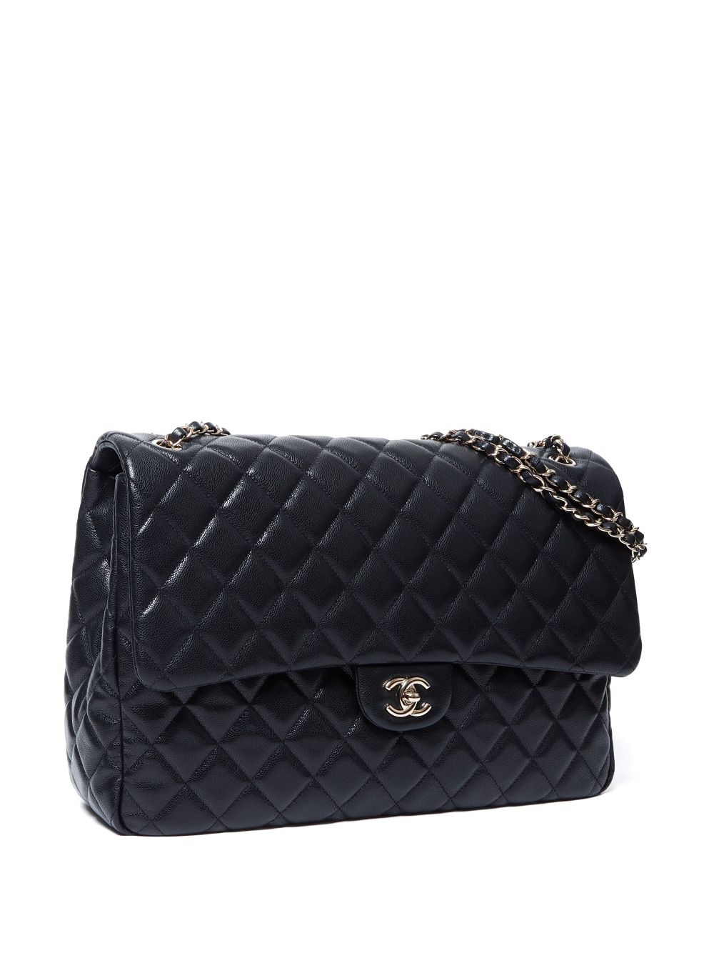 CHANEL 2020s diamond-quilted double-chain shoulder bag Women