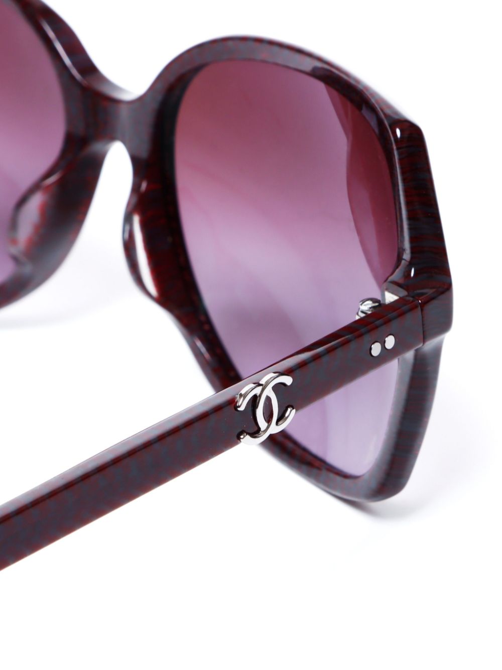 CHANEL 2000s butterfly-frame sunglasses Women