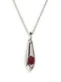 Parts of Four Chrysalis necklace - Silver