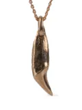 Parts of Four bear-tooth necklace - Gold