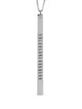 Parts of Four rectangular-plate necklace - Silver