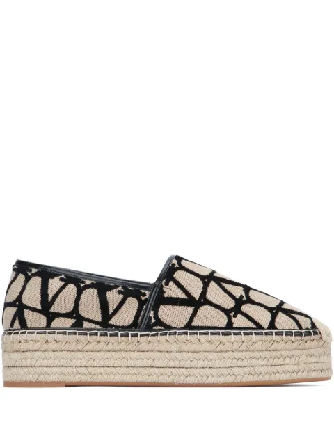 Valentino Garavani Espadrilles mit Plateaumuster