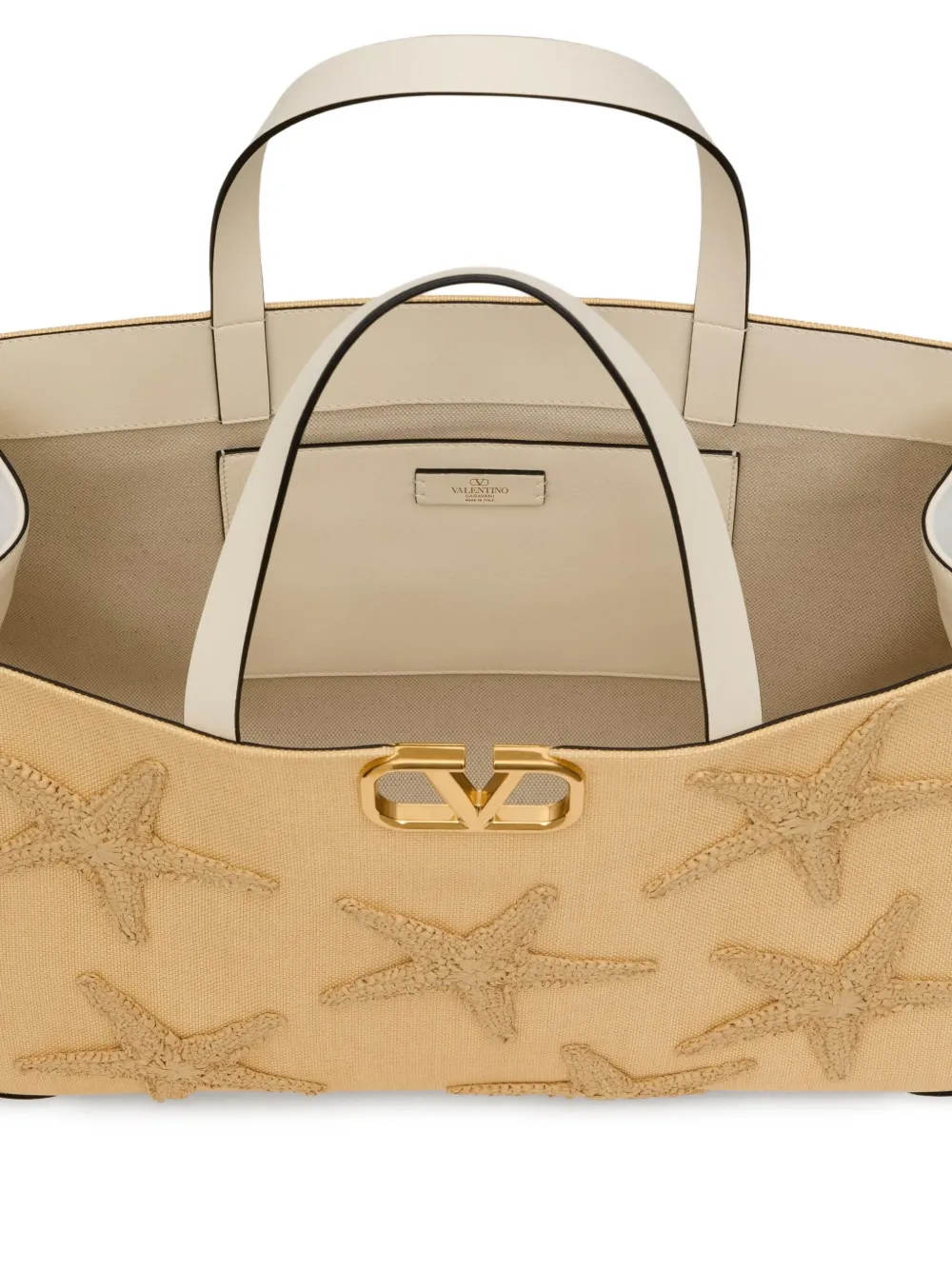 Valentino Garavani VLogo shopper Beige