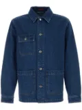 Gucci Interlocking G lasered denim jacket - Blue