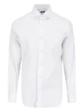 Barba long-sleeve button-down shirt - White