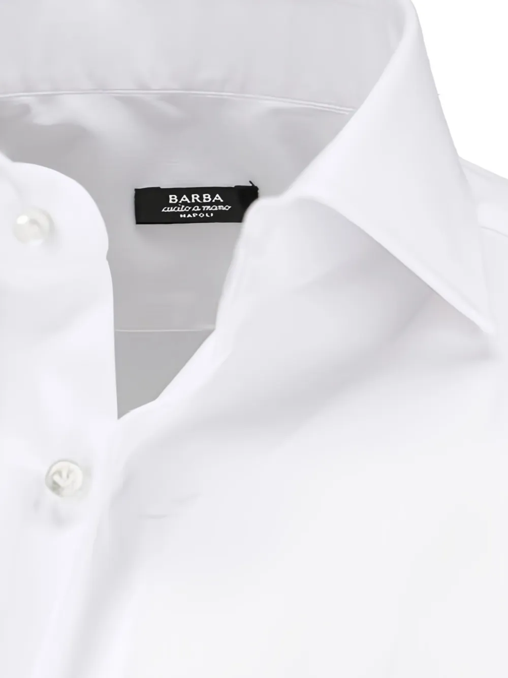 Barba Button-down overhemd Wit
