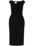 Miu Miu virgin wool midi dress - Black