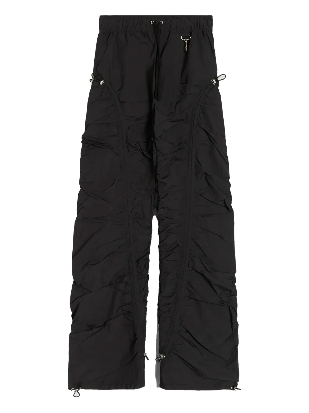 Reese Cooper cinched-panel trousers - Nero