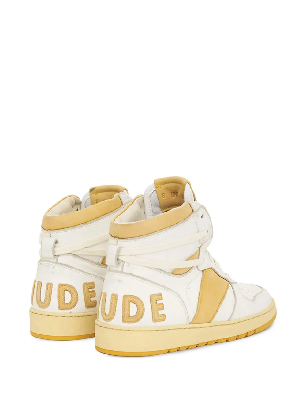 RHUDE Rhecess HI high-top sneakers White