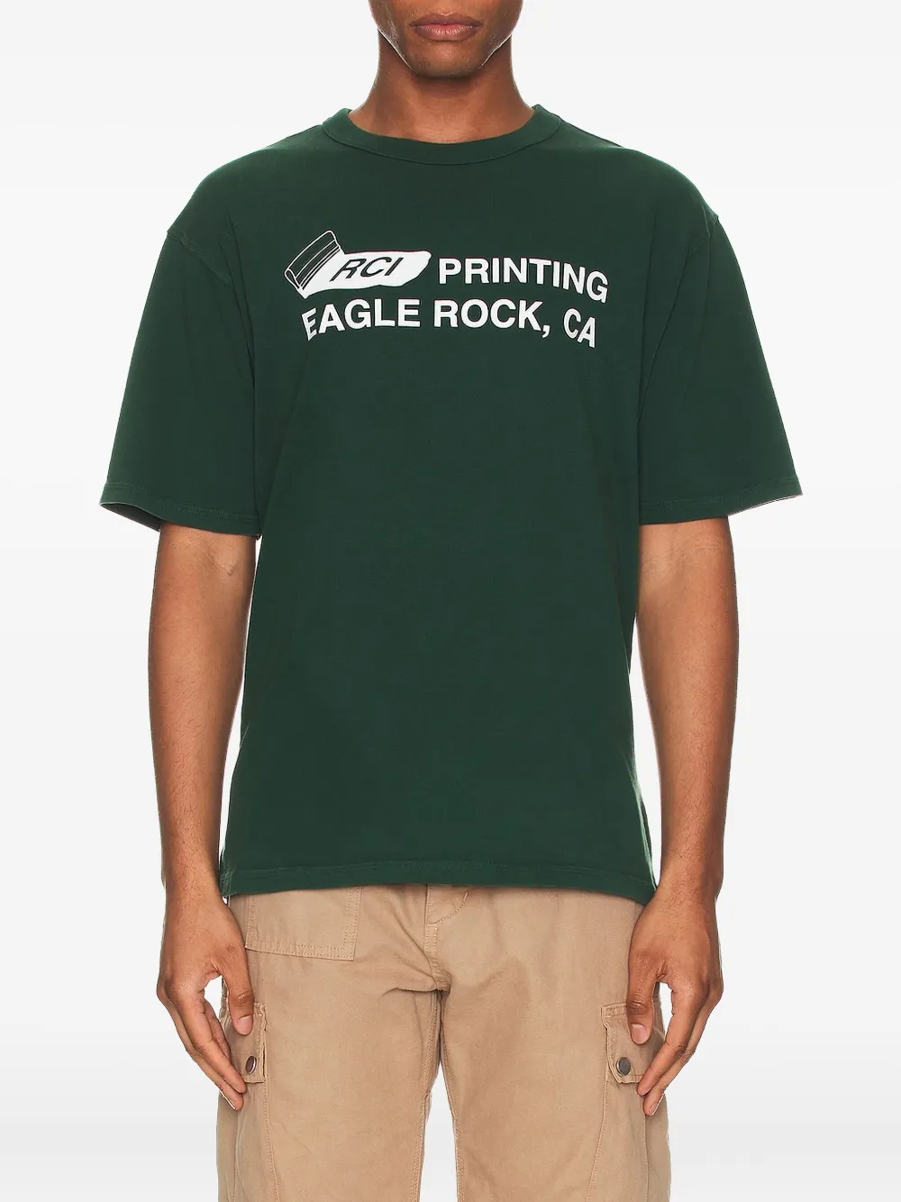 Reese Cooper Eagle Rock Printing Graphic T-shirt In Green