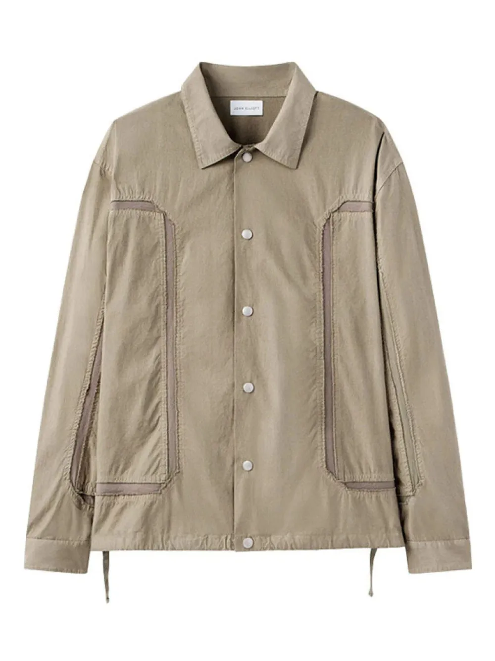 John Elliott Panel-detail Shirt In Neutrals