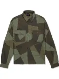 John Elliott patchwork shirt - Green