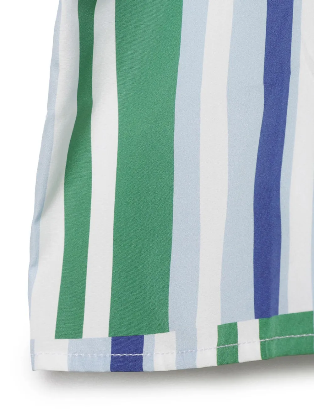 Maison Kitsuné Gestreept shirt Blauw