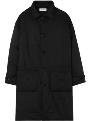 VTMNTS Quilted Cotton Coat | Black | FARFETCH ZA