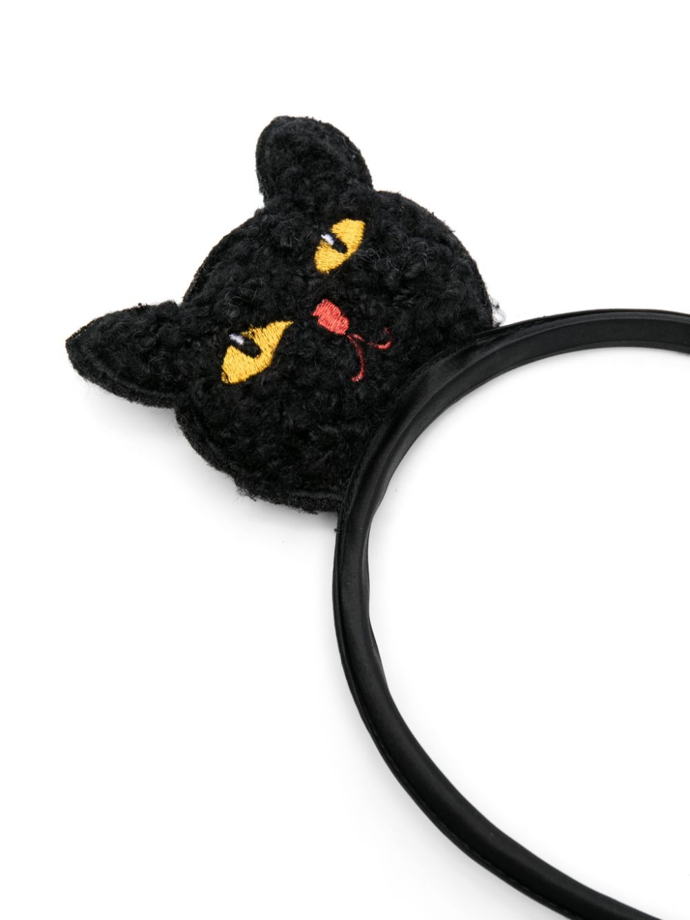 Mini Rodini Fluffy Cat haarband - Zwart