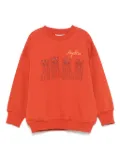 Mini Rodini Agatha Dogs sweater - Red