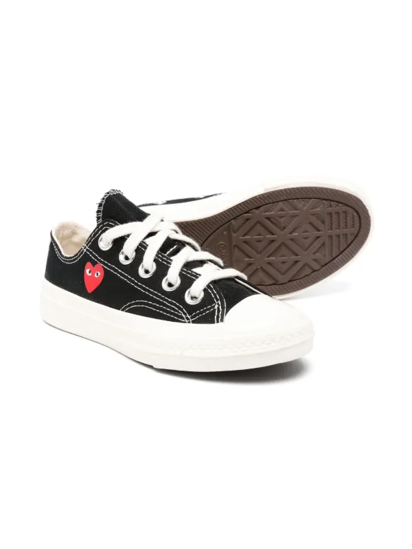 スニーカー Comme Des Garcons Play sneakers Black Comme des Garçons PLAY CdG PLAY x Converse Women's Chuck