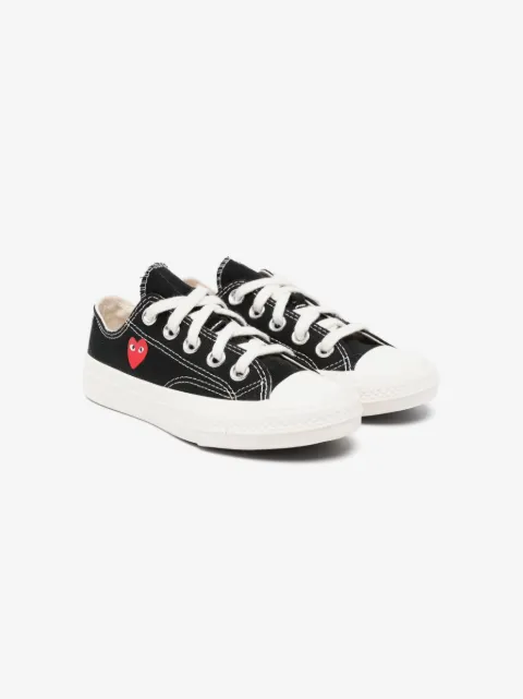 Comme Des Garçons Play Kids Sneakers mit Herz-Print