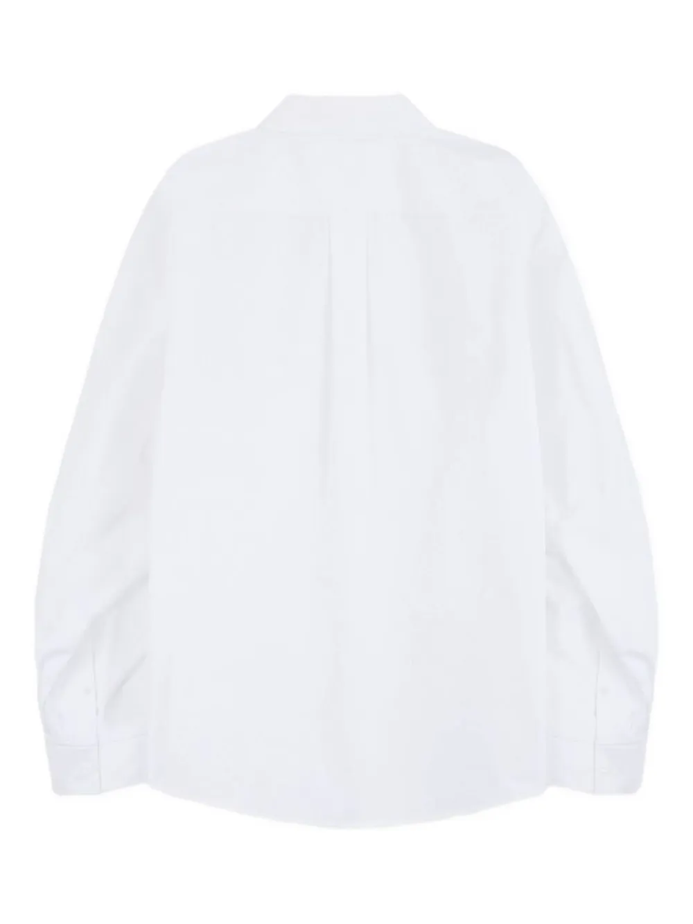 We11 Done Balloon-sleeve Cotton Shirt In White