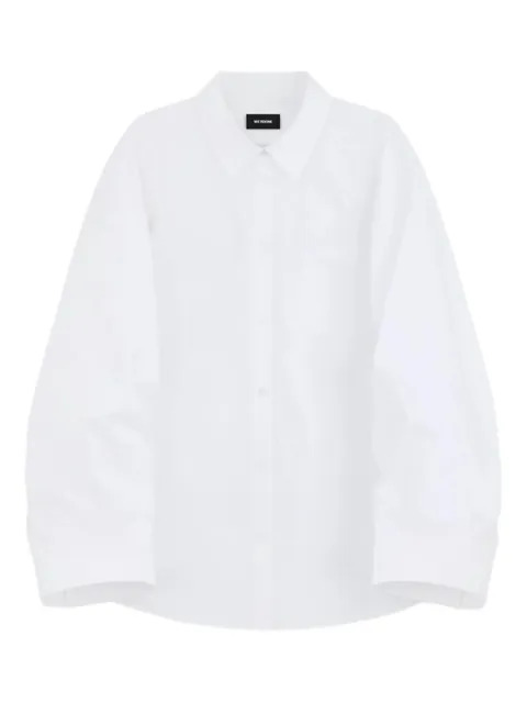 We11done balloon-sleeve cotton shirt