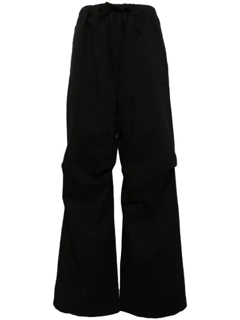 We11done pantalones con logo bordado