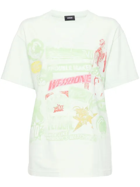 We11done collage T-shirt