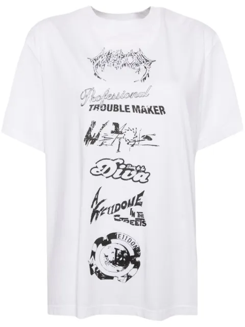 We11done Multi Logo T-shirt