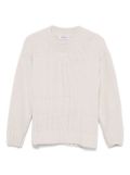 DONDUP KIDS chunky knit sweater - Neutrals