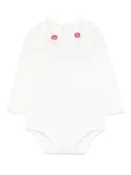 Simonetta ruffle-collar bodysuit - White