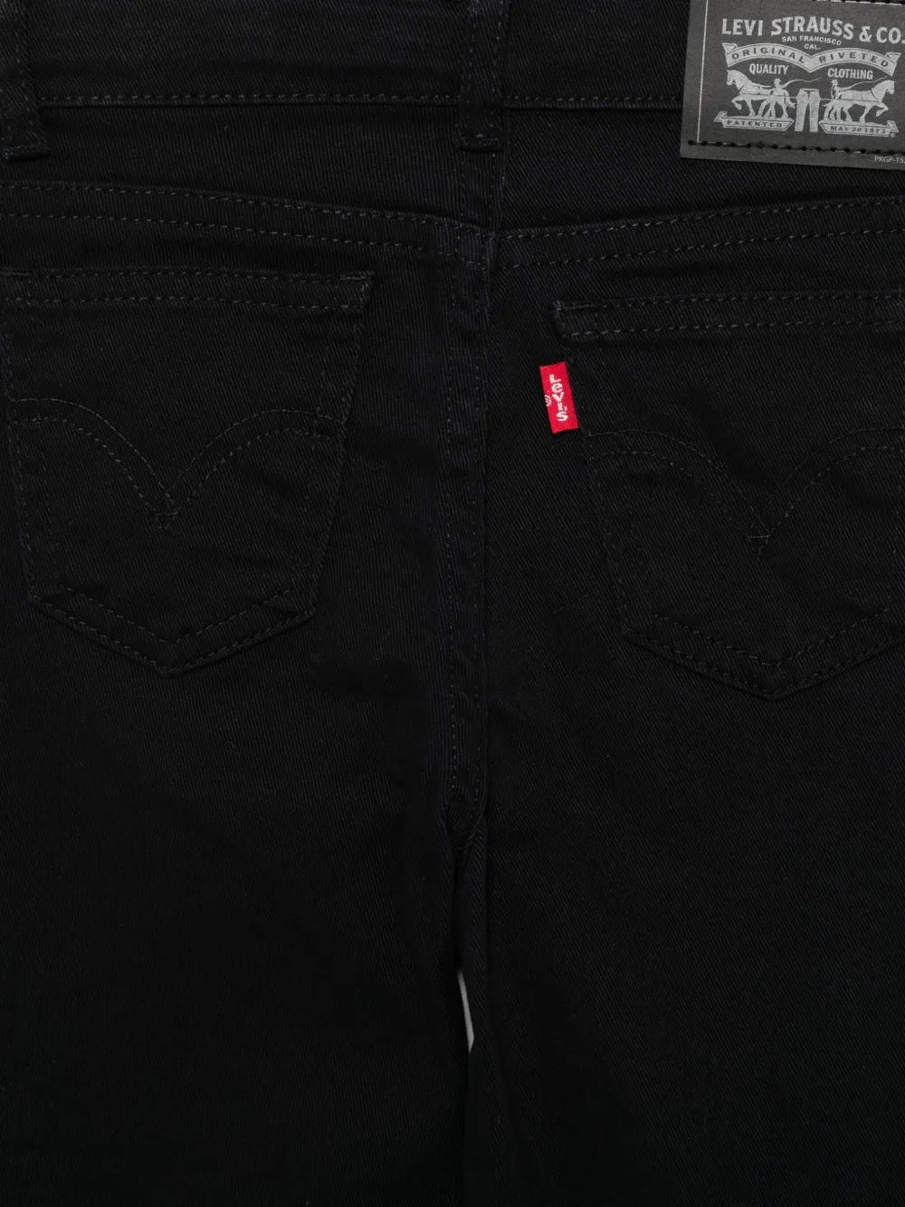 Levi's Kids Jeans met wijde pijpen Zwart