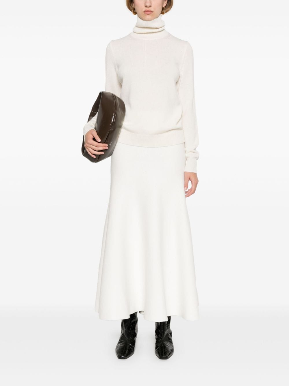 Shop Theory Cashmere Sweater In White