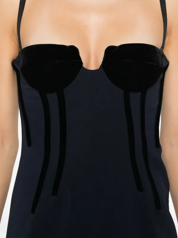 【送料&関税込】SportMax Anemone Dress Sportmax Anemone Midi Dress | Blue | FARFETCH