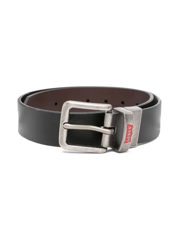 Levi s Kids logo buckle Belt Black FARFETCH PT