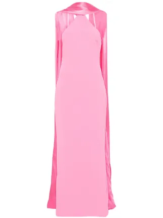 ワンピース SOLACE LONDON Women Mid Skirts OS43021 PUPIN PINK SOLACE London Elina Mini Dress in Ultra Pink | REVOLVE