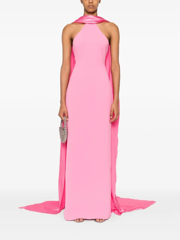 Solace London Ophelia Maxi Dress | Pink | FARFETCH