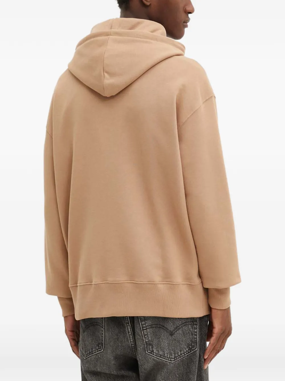 MSGM Hoodie met logoprint Bruin