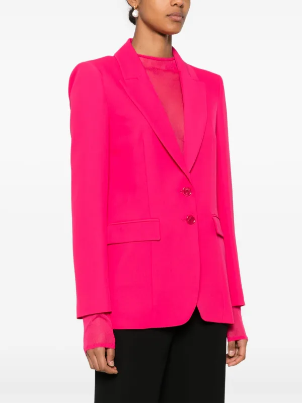 Patrizia Pepe Blazer Monopetto Rosa FARFETCH IT