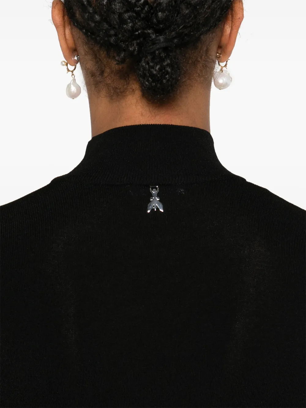 Patrizia Pepe Top met cut-out Zwart