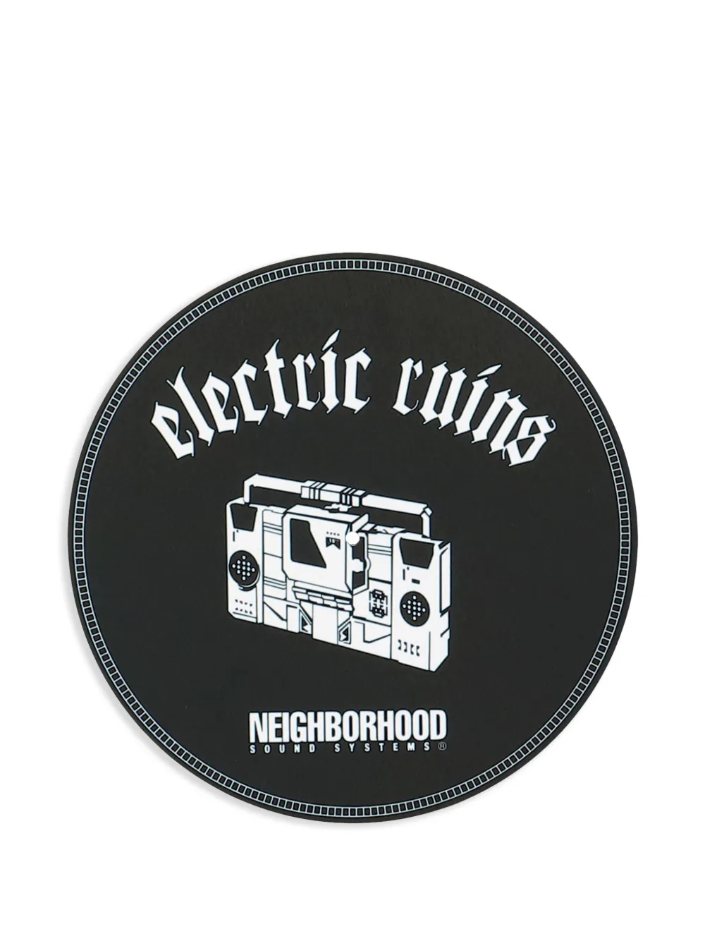 Neighborhood Graphic-print Rug Set In Black