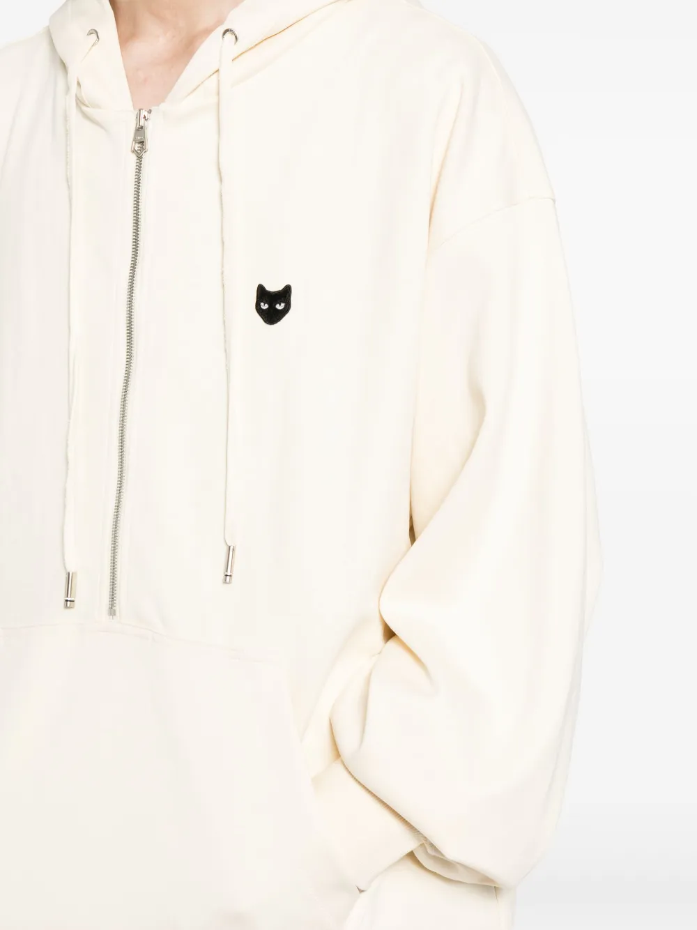ZZERO BY SONGZIO Memorabilia jack met capuchon en rits Beige