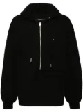 ZZERO BY SONGZIO Memorabilia Half Zip Up Hood jacket - Black