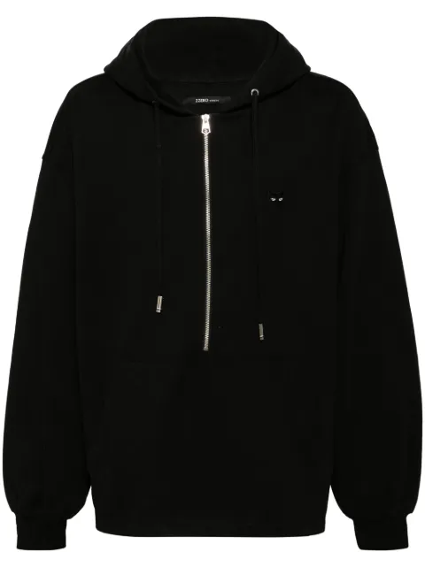 ZZERO BY SONGZIO Memorabilia Half Zip Up Hood jacket
