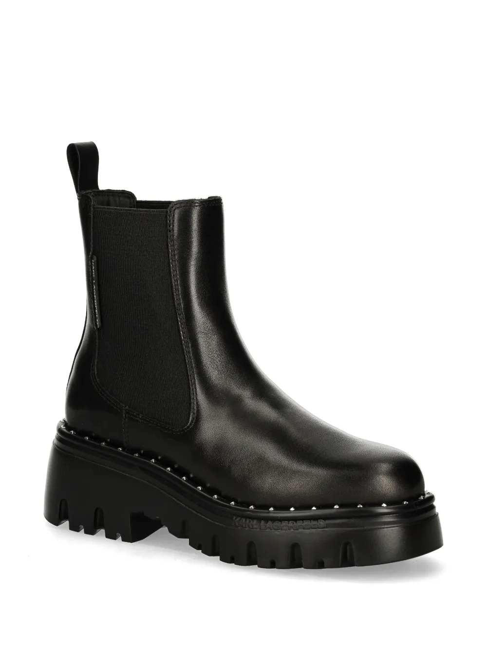 Karl Lagerfeld Kombat boots - Zwart